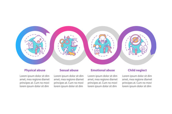 Children Abuse at Home Infographic for Handmade Projects