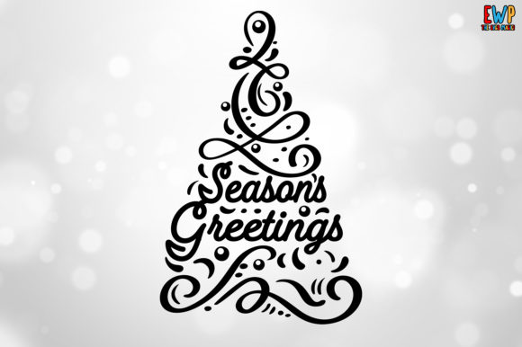 Christmas Tree Season Greetings Graphics Review