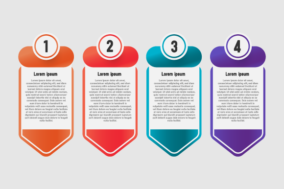 Colorful Set Banner Infographic Design for Marketing Graphics