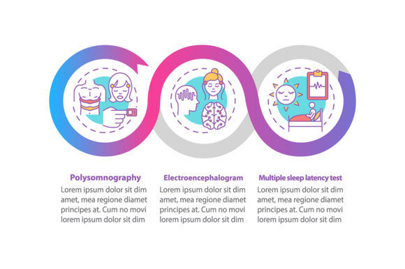 Daytime Nap Study Vector Infographic for Creative Projects