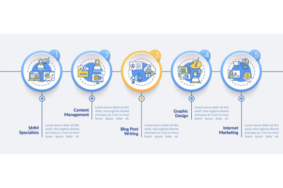 Digital Marketing Vector Infographic