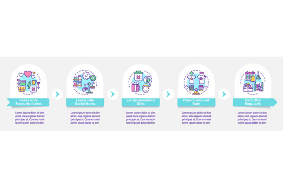 Getting Rid of Unwanted Things Graphics for Modern Infographics