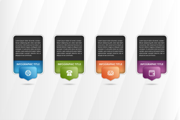 Infographic Talk Bubble Black for Modern Graphics