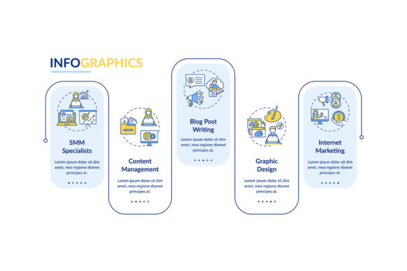 Online Marketing Vector Infographic for Handmade Creations