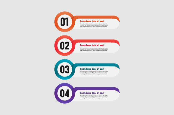 Set of Infographic Banner Concept for Modern Web Design