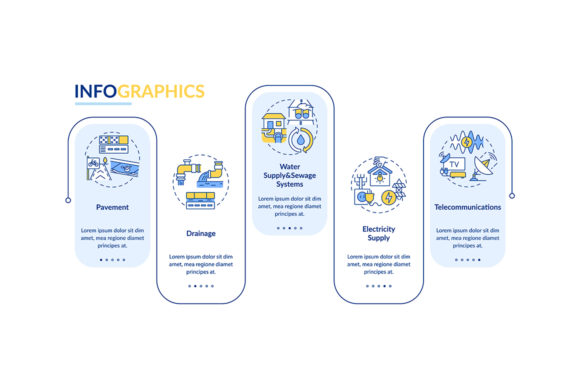Urban Utility Infographic for Branding and Marketing Graphics